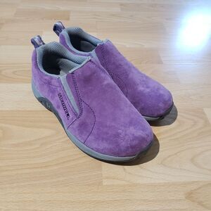 MERRELL slip on suede shoes